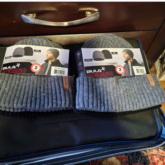 Bula Other - Bula Unisex Merino Wool Blend Beanie, 2-2-pk One Sz new